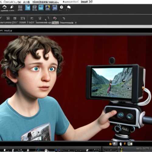 Home 6 **
Prompt: A young, aspiring film director in Clermont-Ferrand, France, surrounded by cutting-edge digital tools and software interfaces like Maya, 3ds Max, and Houdini. They are passionately creating visual effects for their short film, showcasing their mastery of the technical skills now essential for filmmakers. The scene should capture the energy and innovation of a film festival.
**