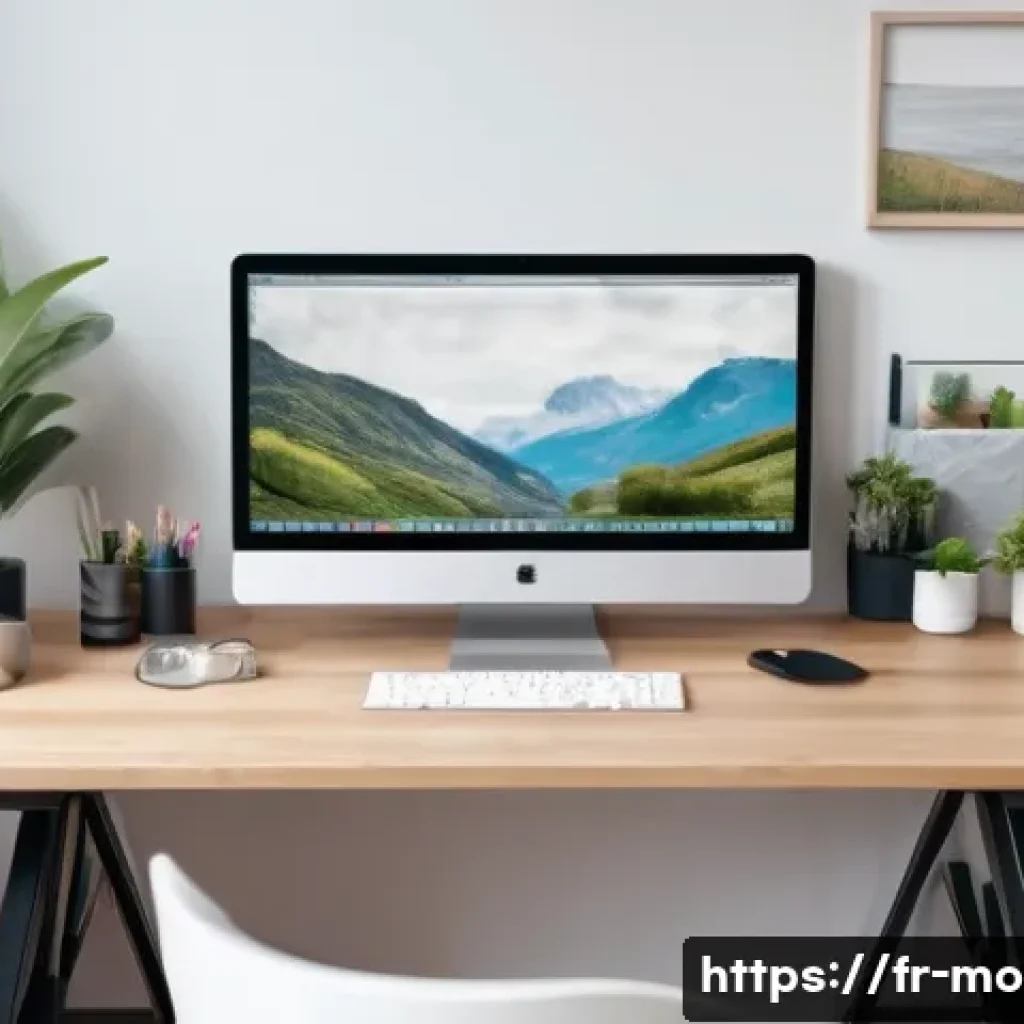 영상 편집 툴의 최신 트렌드 - A sleek, minimalist video editing software interface displayed on a modern desktop computer screen i...